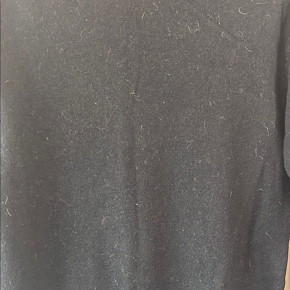 J. Crew Gray and Black Crew Neck Wool Blend Sweater with Bow Pattern - Size S - Picture 9 of 16